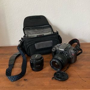 Canon DSLR - lenses - bag